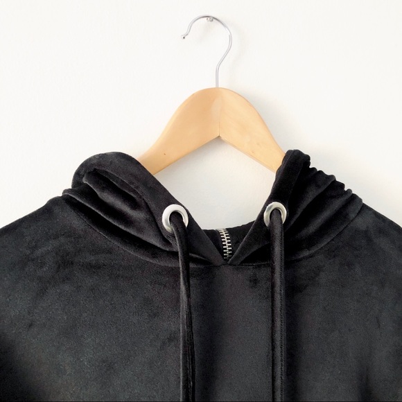 ASOS x Laquan Smith Black Velvet Zipper Tracksuit - Picture 6 of 10
